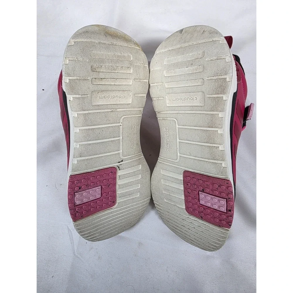 Adidas x LEGO Sport Cloudfoam Kids Shoes Pink Black GW4001 Size 2‎ US